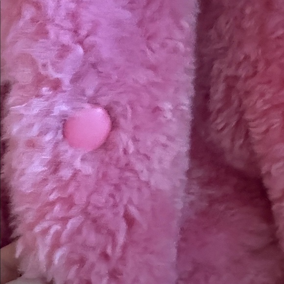 Urban Outfitters Kimchi Blue Pink Teddy Bear Faux Fur Jacket - Picture 2 of 7